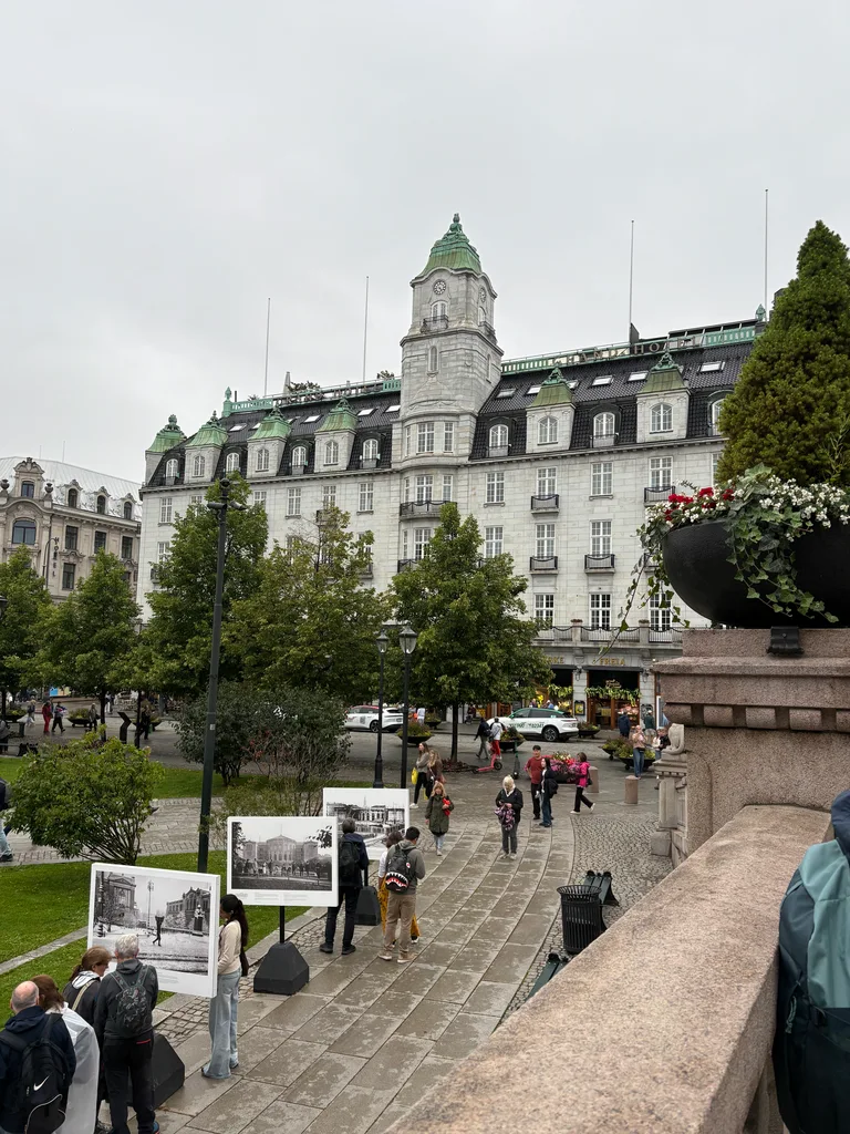 The Grand Hotel where Nobel Peace Prize dinner was held