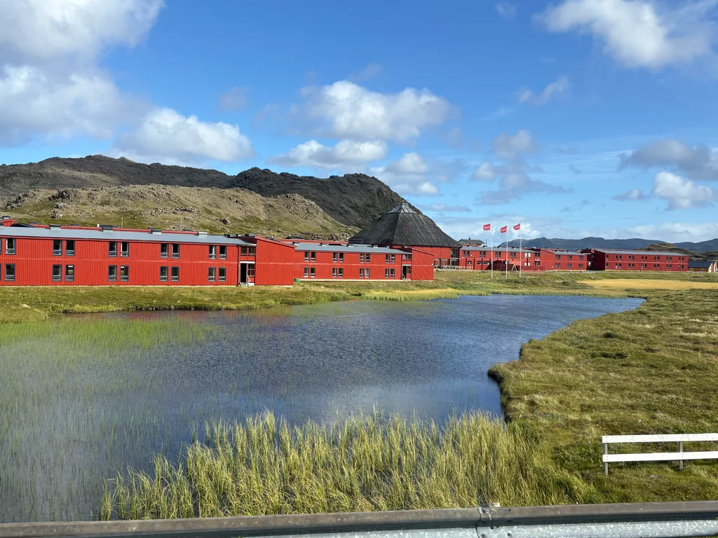 The drive to the North Cape, on Magerova Island